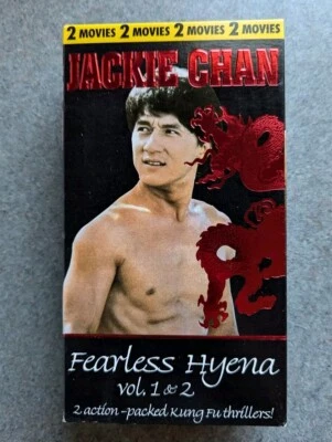 Fearless Hyena VHS Vol. 1 & 2 Jackie Chan Kung Fu Martial Arts - Image 1 of 4