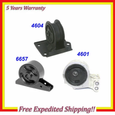 95-99 Chrysler Sebring/ Dodge Avenger 2.0L Engine Motor Mount 3PCS For Auto M591 - Image 1 of 4