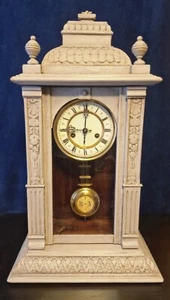 Unusual large striking HAC Mantel Clock - Picture 1 of 13