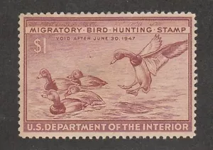 KAPPYSSTAMPS KS2860 USA BOB FEDERAL DUCK SC# RW13 MINT HINGED DOG RETAIL $45 - Picture 1 of 1