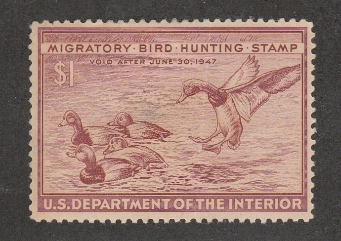 KAPPYSSTAMPS KS2860 USA BOB FEDERAL DUCK SC# RW13 MINT HINGED DOG RETAIL $45 - Image 1 of 1
