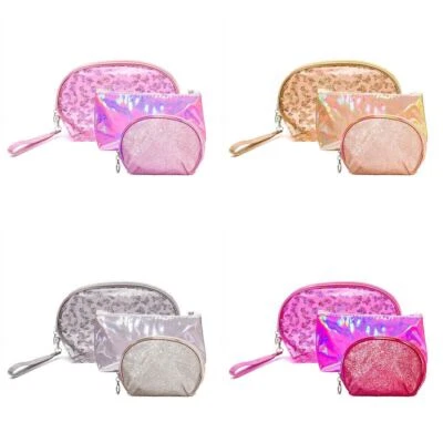 CMY UK 3 Stck./Set Klar Kosmetik Make-up Waschbare Tasche Aufbewahrungstaschen Reißverschluss Organizer Geschenk