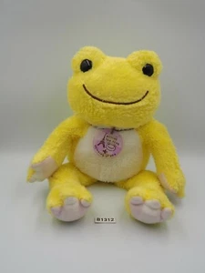 Pickles The Frog B1312 Yellow Paris Nakajima Beanie 10" Plush Toy Doll Japan - Picture 1 of 8