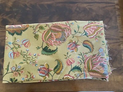 De colección Brunschwig Fils Tela AGRA 1999 54”w X 5 yardas Floral Artesanía Costura Foto 1 de 4