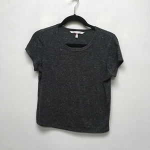 Victorias Secret Womens Black White Round Neck Short Sleeve T-Shirt Size Small - Picture 1 of 7