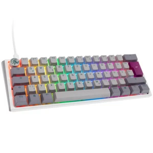 B-Ware - Ducky One 3 Mist Grey Mini Gaming Tastatur, RGB LED - MX-Red - Bild 1 von 4