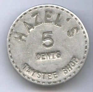 HAZEL'S TAYSTEE SHOP TOKEN  * NEWPORT, KY * NOT IN HUGE ONLINE CATALOG !! #1 - Picture 1 of 2