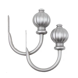 Kürbis Vorhang Halterlose Gardine Raffhalter Haken (2er Set) - Bild 1 von 1