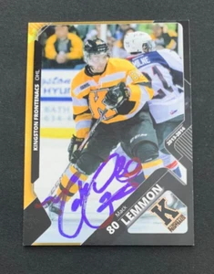 MACK LEMMON KINGSTON FRONTENACS AUTOGRAPH AUTO 13/14 TEAM ISSUE #18 *11887 - Picture 1 of 1