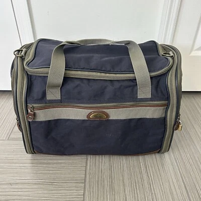 Samsonite Legacy Sport Carry On Duffel Luggage Blue Bags Travel 20x13x13 in - Image 1 of 4
