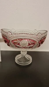 Glasschale zweifarbig, dickes Glas aus den 70er Jahren. Maße siehe Bilder - Bild 1 von 4