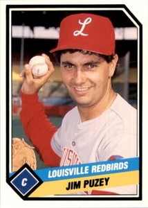 1989 CMC Louisville Red Birds Jim Puzey #12