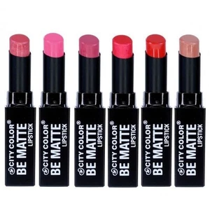 City Color Cosmetics 1 x Be Matte Lipstick - Long Lasting, Comfortable & Smooth - Picture 1 of 33