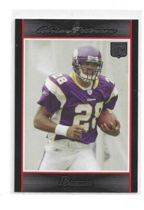 2007 Bowman #126- RC-Adrian Peterson-Vikings-NM+