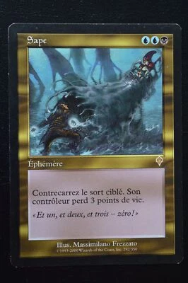 Magic The Gathering MTG UNDERMINE FRENCH Invasion LP Lightly Played - Image 1 of 2