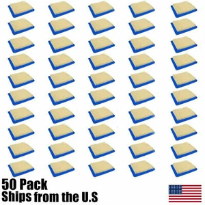 50 PK Air Filter Pack Rotary For Briggs & Stratton 491588 399959 491588s - Picture 1 of 14