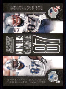 2014 Score Numbers Game #NG39 Brandon Pettigrew/Rob Gronkowski - Picture 1 of 2