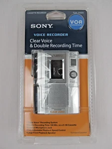 *NEW* SONY TCM-200DV Clear Voice Cassette Recorder VOR Voice Operated Recording - Picture 1 of 11