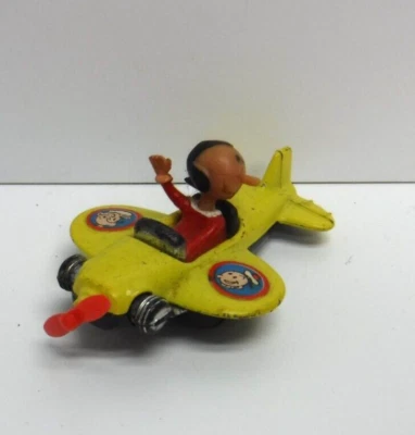 Yellow Olive Oyl Popeye Airplane Corgi 2.5" Diecast Vehicle 051624AST-A6 - Image 1 of 3