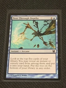 Magic the Gathering Modern Masters Peer Through Depths - Picture 1 of 2
