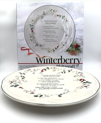 Pfaltzgraff Winterberry Familia y Amigos Plato de Compartir Servir Cena de Alojamiento Foto 1 de 4