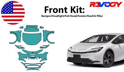 For Toyota Prius Prius Prime 2023-2025 Front Paint Protection Film PreCut PPF - Image 1 of 4