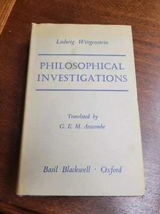 Ludwig Wittgenstein / Philosophische Untersuchungen 1967 Hc/Dj Blackwell - Bild 1 von 10