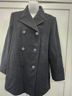 Chaqueta para mujer CASUAL CORNER ANNEX mezcla de lana talla M negra Foto 1 de 4