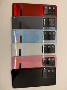 (*NEW*) Back Cover w/ Installed Adhesive & Cam Lens For Samsung Galaxy S20 ULTRA - Picture 1 of 8
