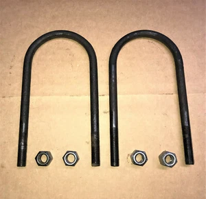 PAR DE PERNOS Y TUERCAS DE RESORTE EN U CAMARO TRASERO DE VARIAS HOJAS ORIGINAL GM USADO 1967 6 PIEZAS - Imagen 1 de 4