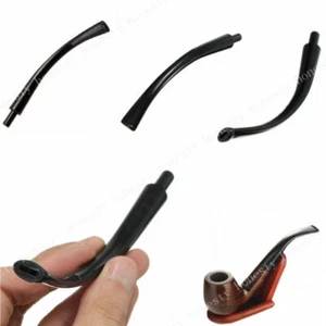 1PC 5" Inch Long Ebonite Vulcanizates Mouthpieces Stem For Tobacco Smoking Pipe - Picture 1 of 2