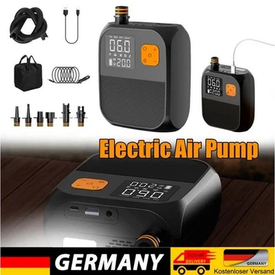 Elektrische Luftpumpe SUP Pumpe mit 8000mAh Akku Luftpumpe für Paddleboard Zelt - Bild 1 von 4