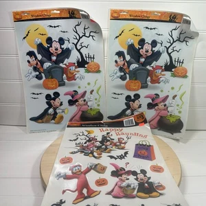 Menge 3 Disney Halloween statische Fensterklammern Mickey Mouse und Freunde 2010 - Bild 1 von 7