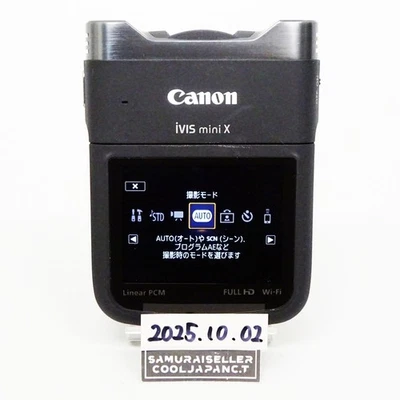 Canon Digital Video Camera iVIS mini X IVISMINIX 12.8million px :28 Used - Image 1 of 4