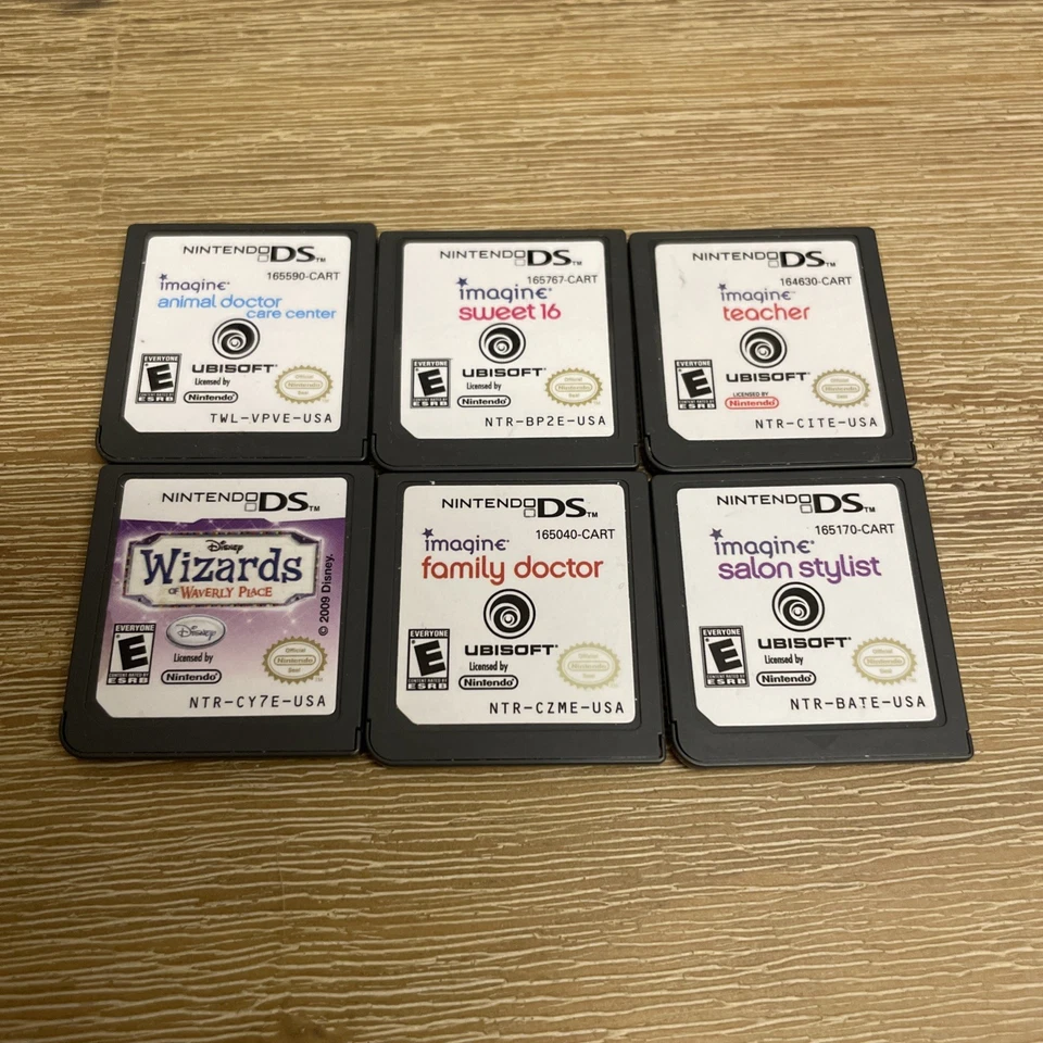 Imagine Sweet 16 Family Animal Doctor Teacher Stylist Lot Set Nintendo DS Tested - Image 1 of 1