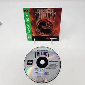 Mortal Kombat Trilogy Greatest Hits Disc & Manual Only PS1 Playstation W/ REG - Picture 1 of 10
