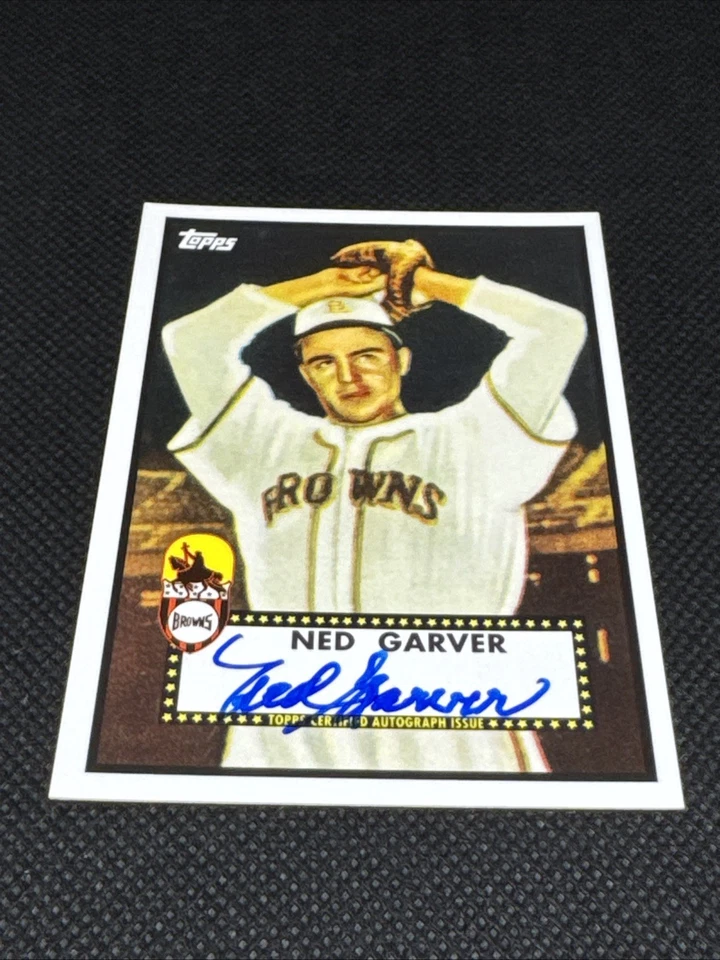 2011 Topps Lineage Перепечатка Автографов Нед Гарвер #RA-NG Сент-Луис Браунс - Изображение 1 из 4