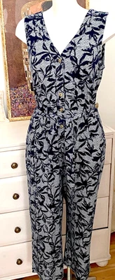 Lily & Me Jumpsuit Allium Tencel Blue Blau  size: 38/ M Neu - Bild 1 von 4