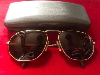 HENRY JULLIEN LUNETIER modele ALGARO paire de lunettes doublé or laminé 40/000 Foto 1 de 4