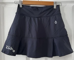 Minifalda Dona Jo Talla 1 Pequeña Negra Atlética Tenis Skort Acampanada Pickleball Golf - Imagen 1 de 17