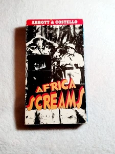 Abbott & Costello AFRICA SCREAMS (1949) VHS Alpha Video (1993) - Picture 1 of 2