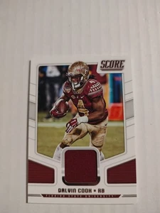 2018 Score #4 Dalvin Cook Collegiate Jerseys (JGA) - Picture 1 of 2