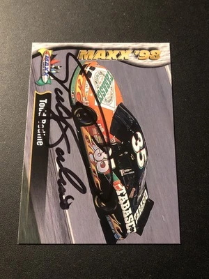 1998 Upper Deck Maxx Todd Bodine #49 AUTO - Image 1 of 2