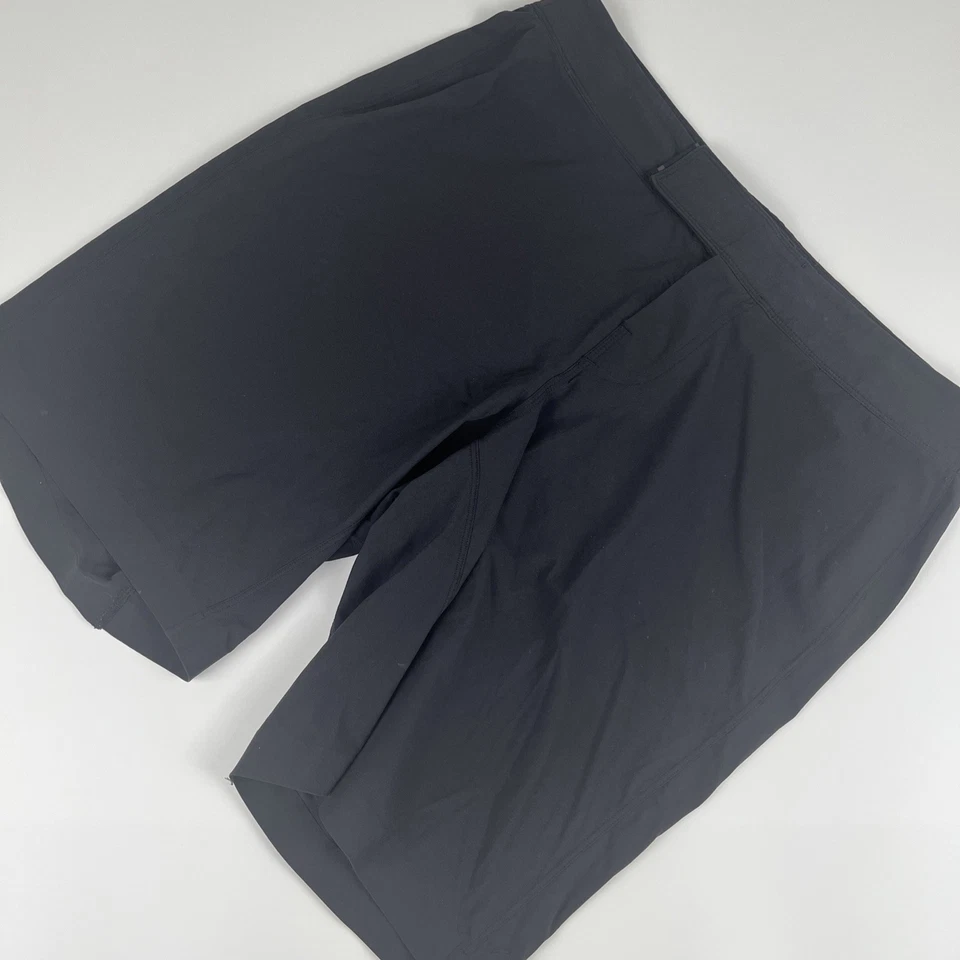 Pantalones Cortos Lululemon Para Hombre Talla 34 Elásticos Negros Gimnasio Correr Foto 1 de 4