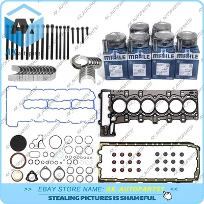 Kit de junta de pistones de revisión de motor para BMW 335i E92 E90 E60 E88 E71 F02 N54 3.0 Foto 1 de 4