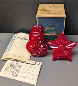 Aunt Chick's  Xmas 2 Christmas Cookie Cutters (Transparent) w/Box Recipe Inserts - Bild 1 von 5