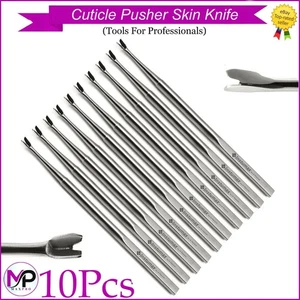 Cuchillo de piel empujador de cutículas recortador de precisión para herramientas de manicura y pedicura - Imagen 1 de 8