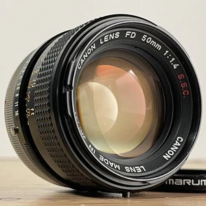 [N Mint-] Canon FD 50mm f/1.4 S.S.C. SSC Standard MF Lens from Japan G 7866 - Picture 1 of 24