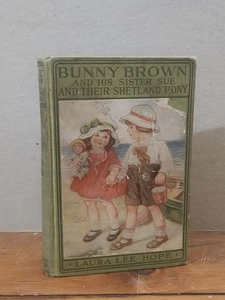 Bunny Brown & His Sister Sue And Their Shetland Pony Laura Lee Hope 1918 HC - Picture 1 of 5