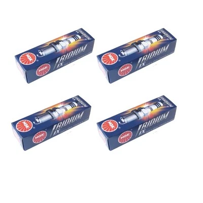 NGK set of 4 Iridium IX Spark Plugs 5464 BKR5EIX-11 fits Kia Credos K9A - image 1 of 2